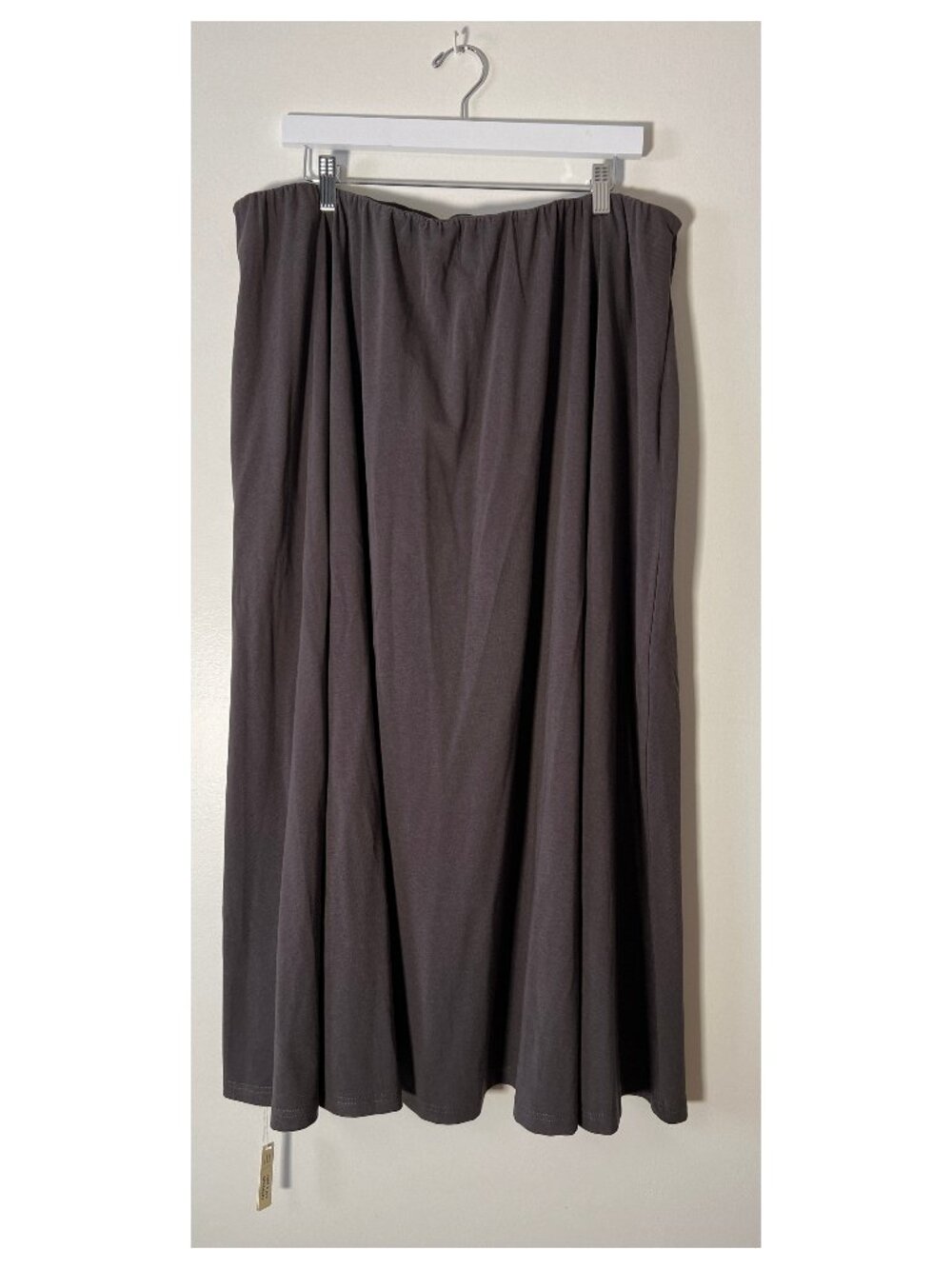 OGL Umbrella Maxi Skirt with Pockets | Charcoal Gray | XL NWT